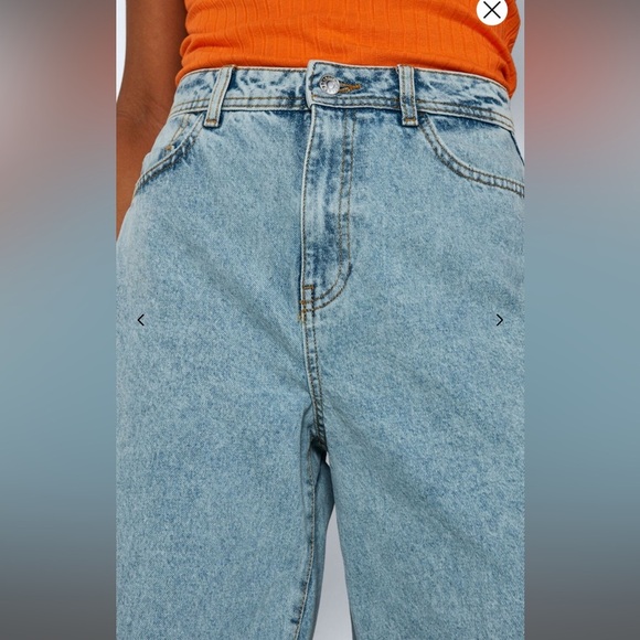 Noisy May Drew Regular Fit High Waist Wide Leg Jeans - Picture 5 of 8